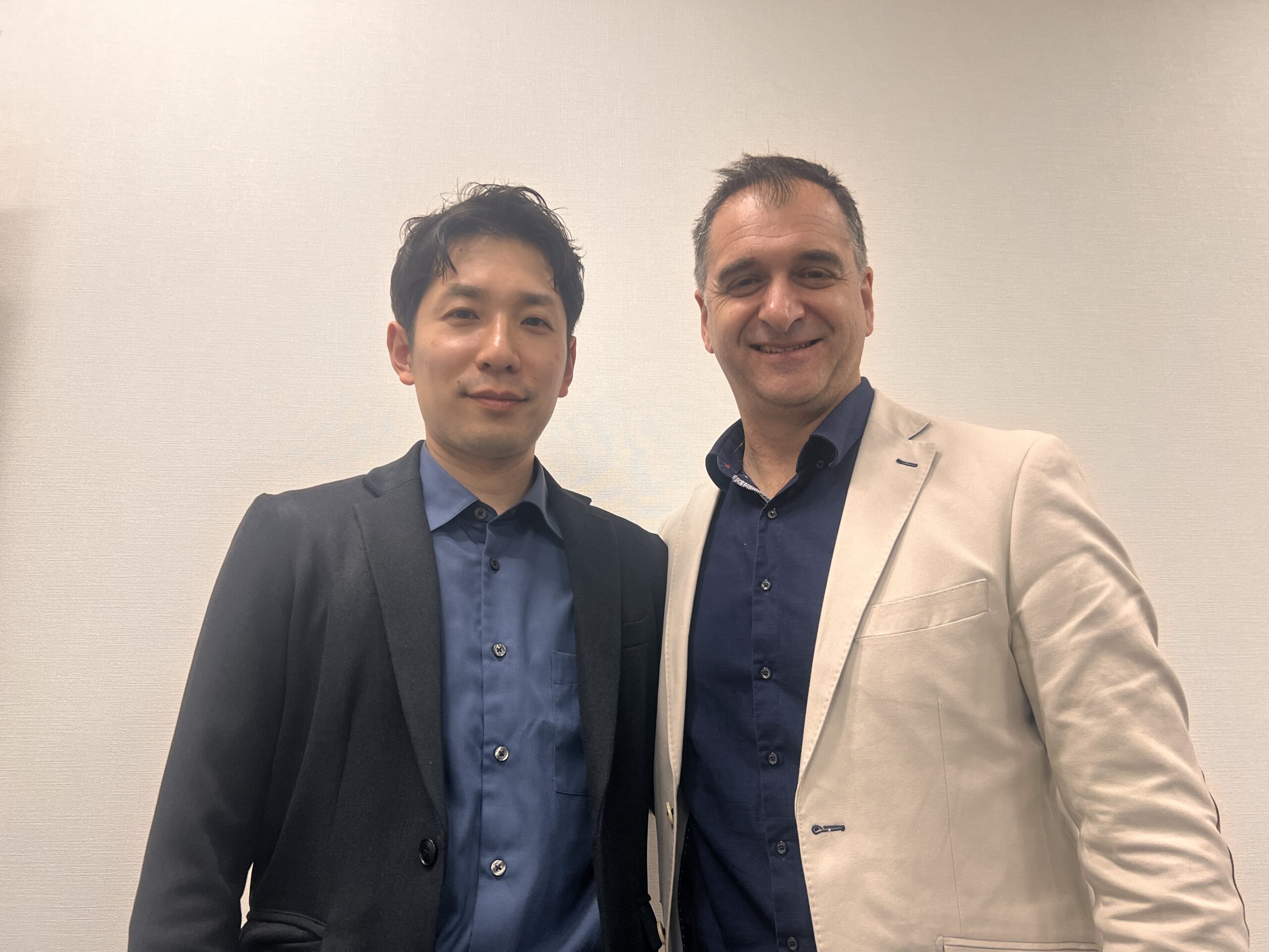 Dr. Carlo Rinaudo and Susumu Ikeda